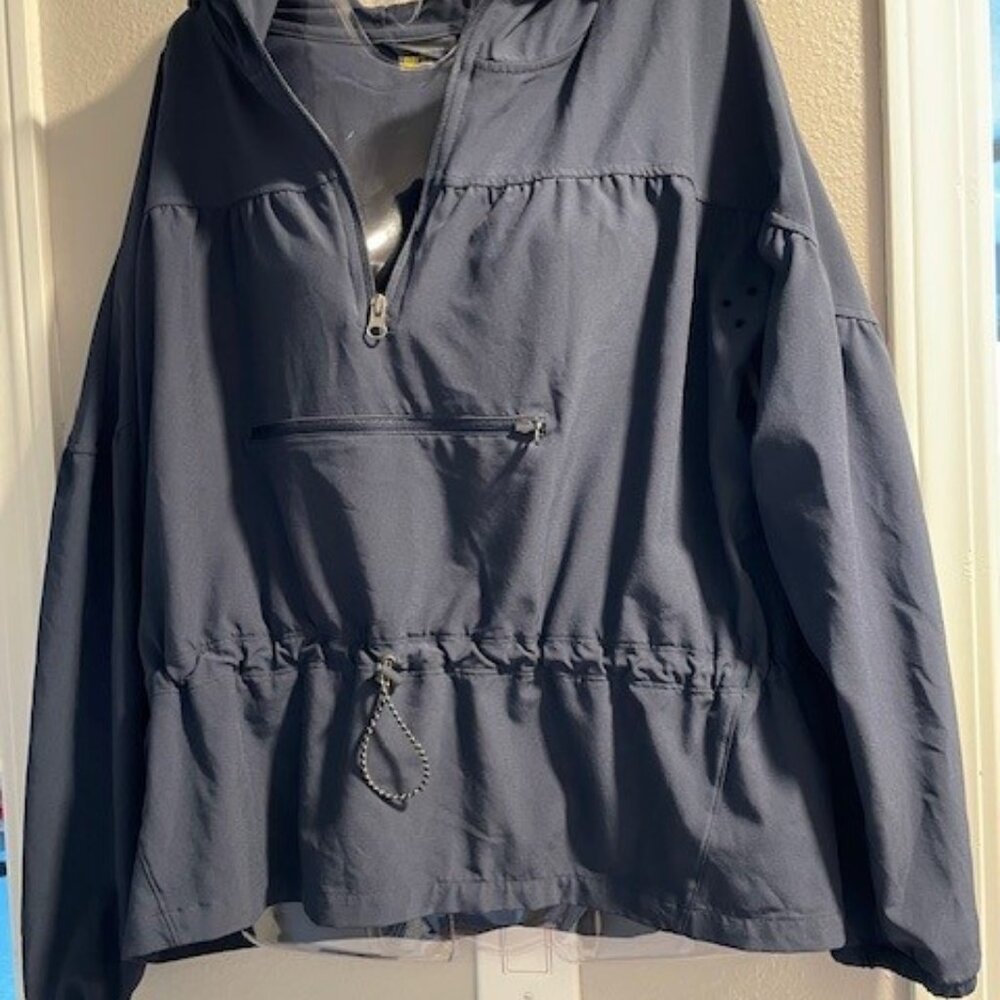 Zella 1/4 Zip Hooded Athletic Pullover Sz S